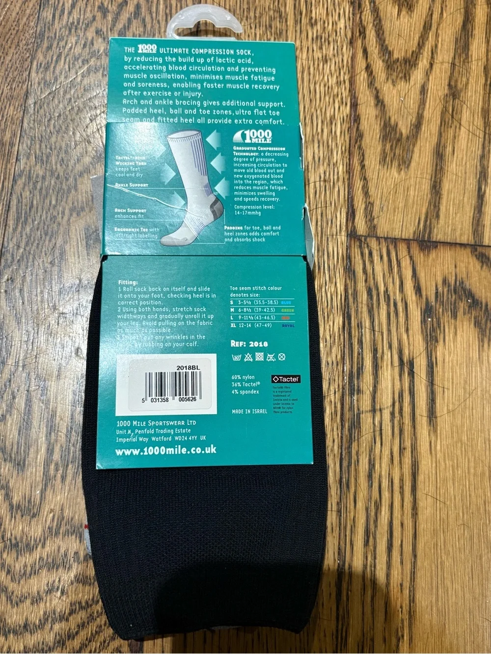 Men's Black & Gray Compression Socks - Ultimate Support